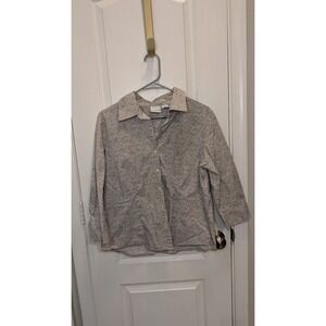 Kim Rogers 3/4 button down‎ Size Large